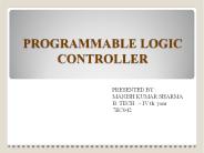 PROGRAMMABLE LOGIC CONTROLLER