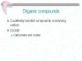 Organic compounds PowerPoint PPT Presentation