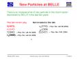 New Particles at BELLE PowerPoint PPT Presentation