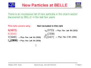 New Particles at BELLE
