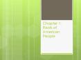 Chapter 1: Roots of American People PowerPoint PPT Presentation