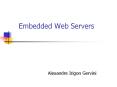 Embedded Web Servers PowerPoint PPT Presentation