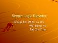 Simple Logic Elevator PowerPoint PPT Presentation