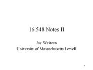 16.548 Notes II