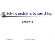 Solving problems by searching