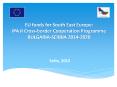 EU funds for South East Europe: IPA II Cross-border Cooperation Programme BULGARIA-SERBIA 2014-2020 PowerPoint PPT Presentation
