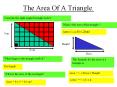 The Area Of A Triangle. PowerPoint PPT Presentation