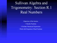 Sullivan%20Algebra%20and%20Trigonometry:%20Section%20R.1%20Real%20Numbers
