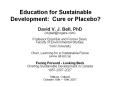 Education for Sustainable Development: PowerPoint PPT Presentation