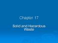 Solid and Hazardous Waste PowerPoint PPT Presentation