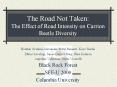 The Road Not Taken: The Effect of Road Intensity on Carrion Beetle Diversity PowerPoint PPT Presentation