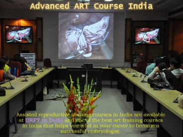 IVF Training Courses in India