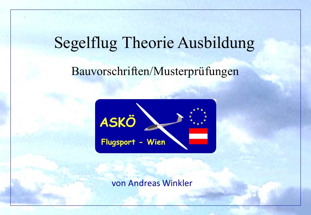 Segelflug Theorie Ausbildung