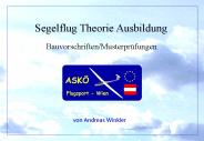Segelflug Theorie Ausbildung