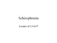 Schizophrenia