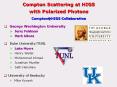 Compton Scattering at HIGS with Polarized Photons PowerPoint PPT Presentation