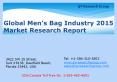 Global Men’s Bag Industry 2015 Market Research Report PowerPoint PPT Presentation