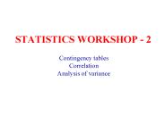 STATISTICS WORKSHOP - 2