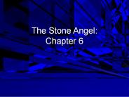 The Stone Angel: Chapter 6