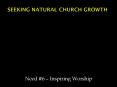 Seeking Natural Church Growth PowerPoint PPT Presentation