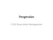 Pengenalan
