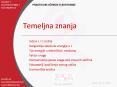 Temeljna znanja PowerPoint PPT Presentation
