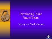 Developing Your Prayer Team