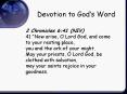 Devotion to God PowerPoint PPT Presentation