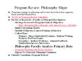 Program Review: Philosophy Major PowerPoint PPT Presentation