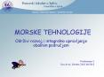 MORSKE TEHNOLOGIJE PowerPoint PPT Presentation