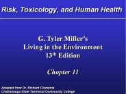 Risk, Toxicology, and Human Health