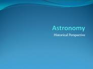 Astronomy