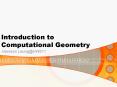 Introduction to Computational Geometry PowerPoint PPT Presentation