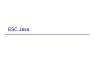ESC Java