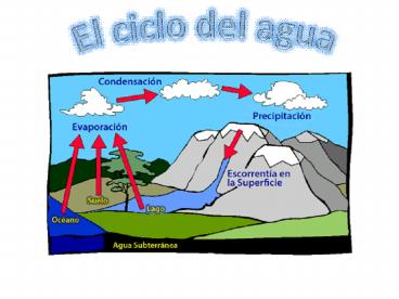 El ciclo del agua