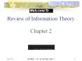 Review of Information Theory PowerPoint PPT Presentation