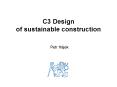 C3 Design of sustainable construction PowerPoint PPT Presentation