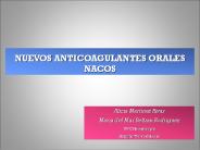 NUEVOS ANTICOAGULANTES ORALES NACOS