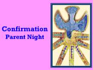 Confirmation Parent Night