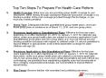 Top Ten Steps To Prepare For Health Care Reform PowerPoint PPT Presentation