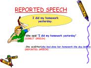 REPORTED SPEECH