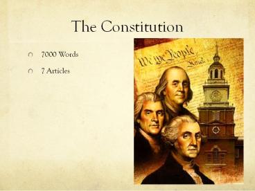 The Constitution