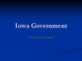Iowa Government PowerPoint PPT Presentation