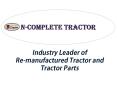 Allis Chalmers Tractor Parts Online at N-Complete Tractor Parts Inc Website