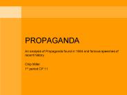 PROPAGANDA