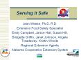 Serving It Safe PowerPoint PPT Presentation