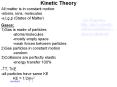 Kinetic Theory PowerPoint PPT Presentation
