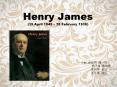 Henry James (15 April 1843  PowerPoint PPT Presentation