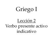 Griego I Lecci