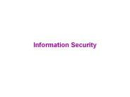 Information Security